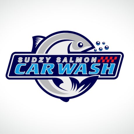 Sudzy Salmon H Watt Logo Tile